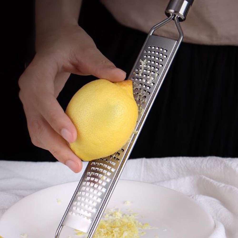 Dụng cụ bào phô mai/chanh bằng thép không gỉ tiện lợi