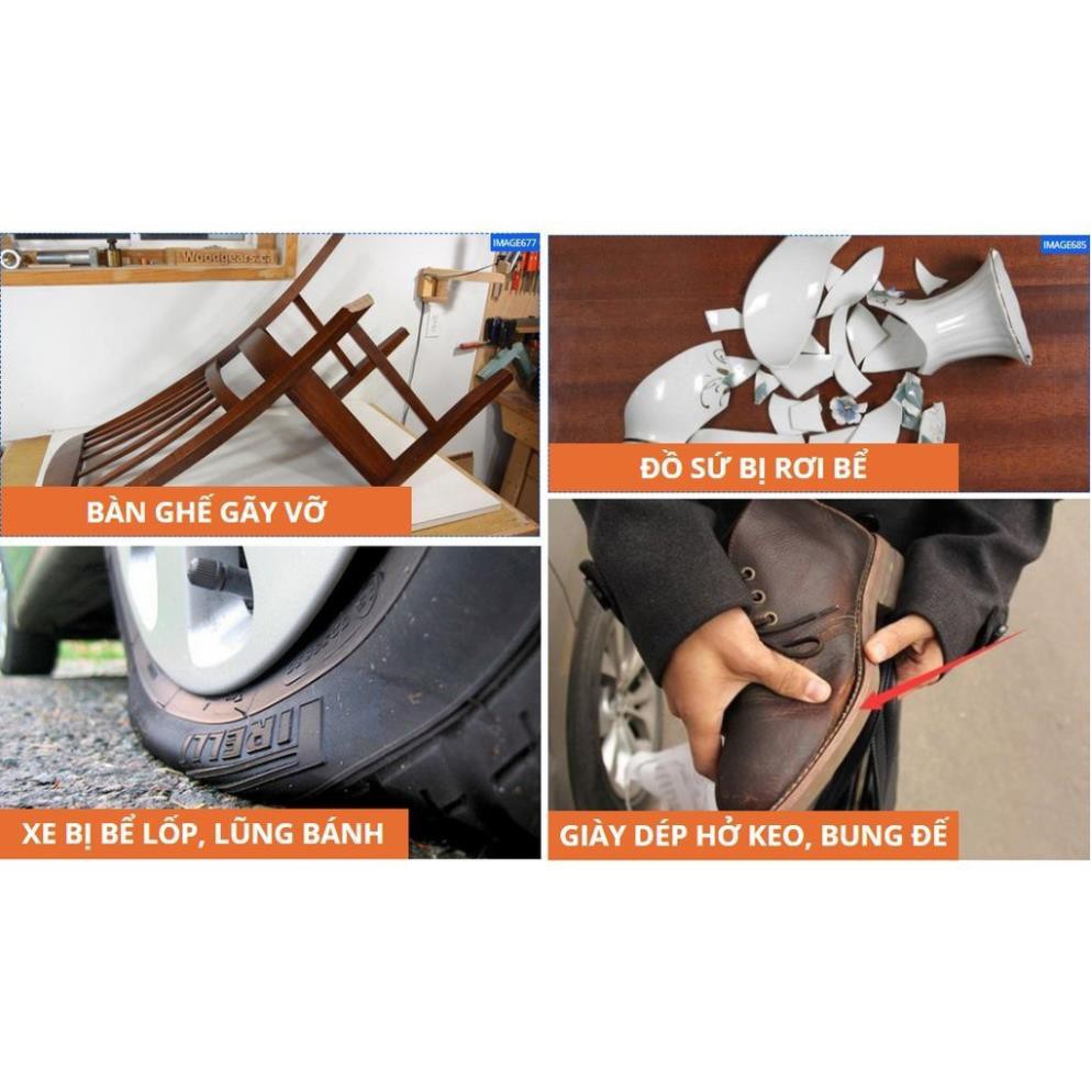 Keo dán đa năng thế hệ mới dán sắt, gỗ, thủy tinh, sành sứ tiện lợi nhân đôi kết dính kể cả bề mặt ướt