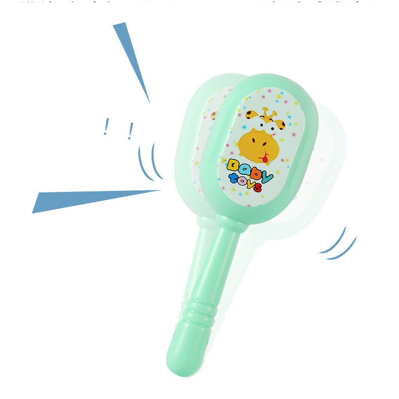 Bộ đồ chơi ba món cao cấp BABYTOYS trống kèn xúc xắc cho bé yêu