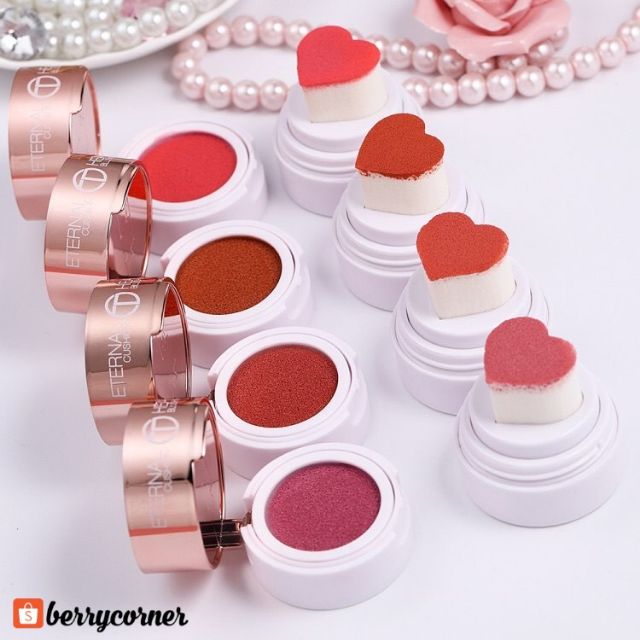MÁ HỒNG KEM TRÁI TIM O.TWO.O ETERNAL HEART CUSHION BLUSHER
