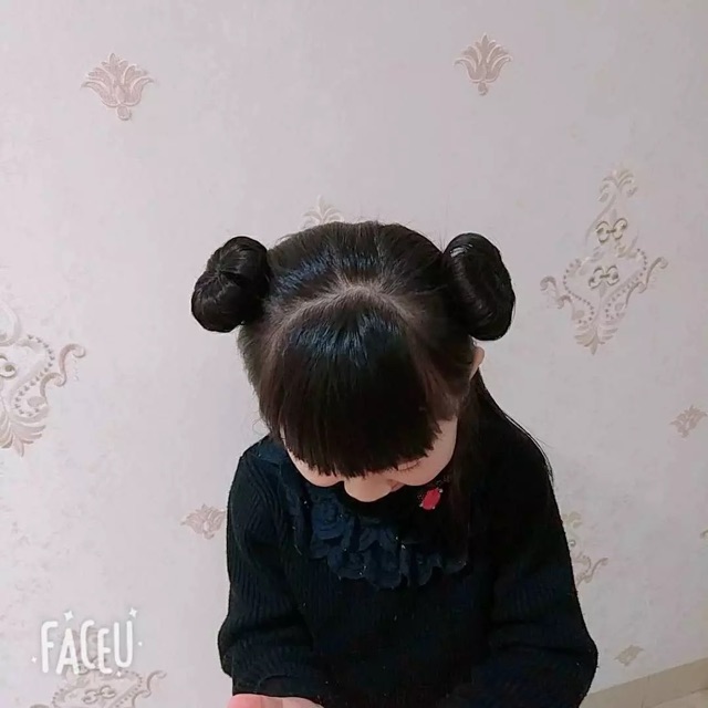 Búi tóc giả baby