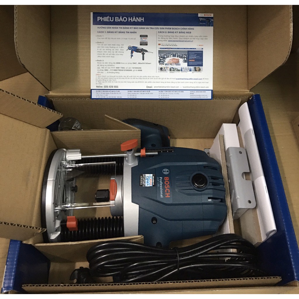 Máy phay gỗ Bosch GOF 130/1300W