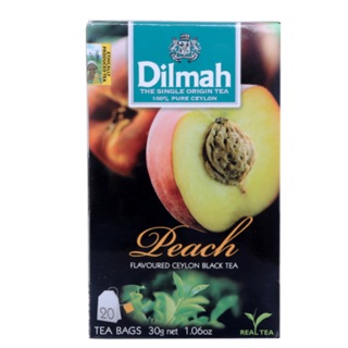 Trà túi lọc Dilmah hương đào túi 2g (hộp 20 gói)