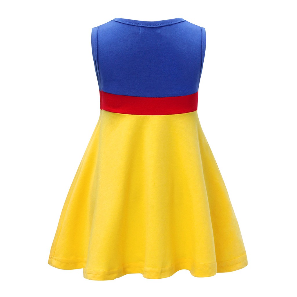 Christmas Children Summer and Autumn Girls Bow Skirt Princess Snow White Skirt Summer Girl