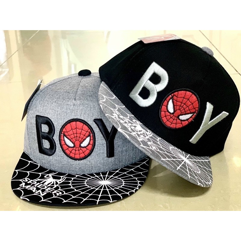 |FAMARAL2 giảm 10k cho đơn 50k|[ Bé 2 tuổi - 6 tuổi ] Nón hiphop spiderman cho bé trai siêu đẹp