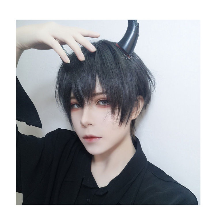 Tóc Giả Ngắn Hóa Trang Nhân Vật Anime Zhengtai Phong Cách Nhật Bản Cho Nam