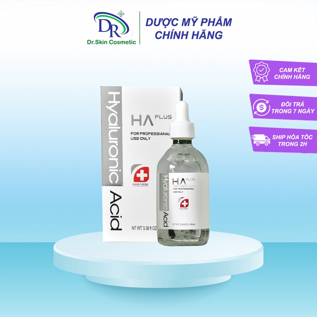 Serum HA Plus Hyaluronic Acid Dưỡng Ẩm Phục Hồi Da Chống Lão Hóa Hiệu Quả - Tinh Chất Cấp Ẩm Dưỡng Trắng Da Chính Hãng.