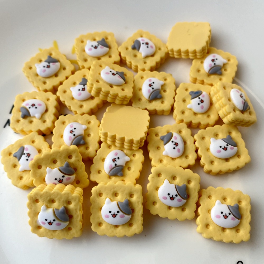 Set 20 Kẹp Tóc Hình Bánh Donut/Bánh Donut/Kẹo Hoạt Hình Dễ Thương Trang Trí Điện Thoại