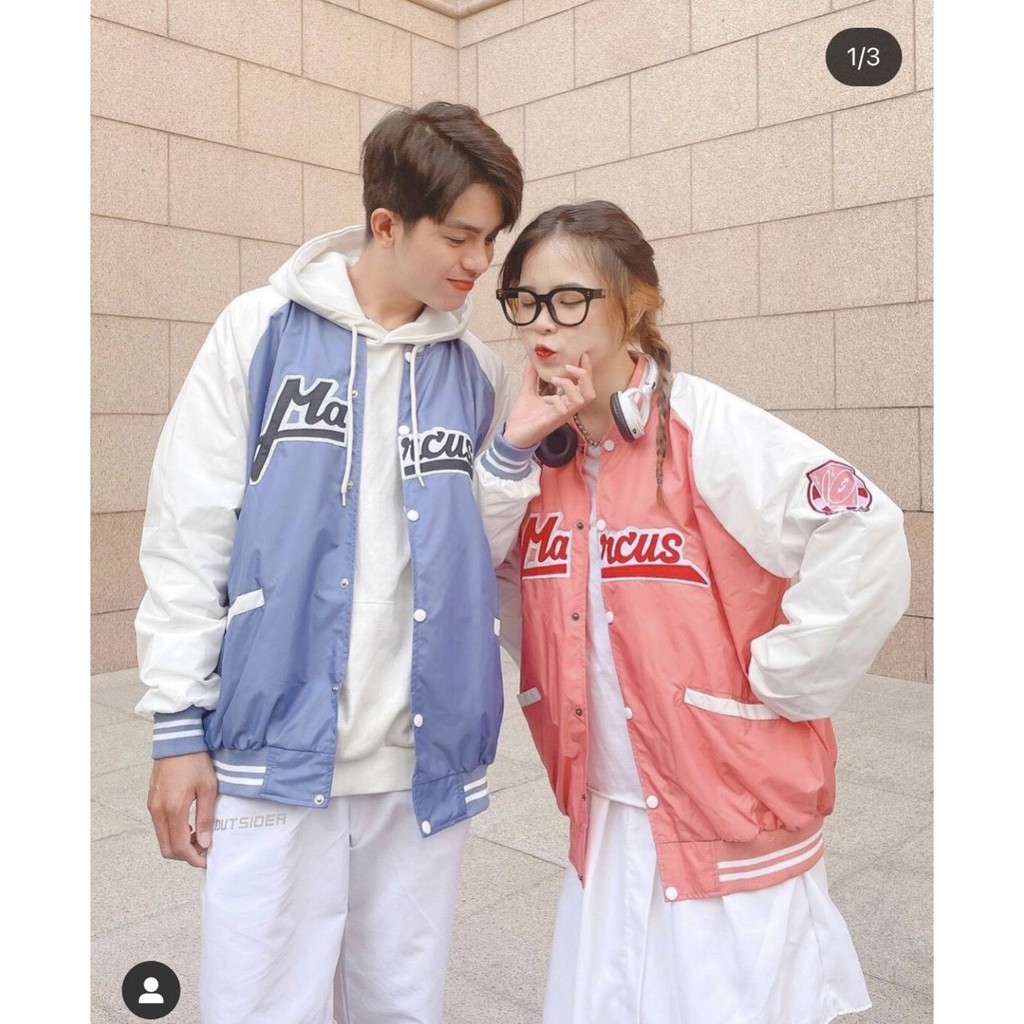 ÁO KHOÁC DÙ BOMBER 2 LỚP MARCUS FORM NAM NỮ SIÊU ĐẸP