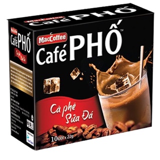 Cà phê sữa đá MacCoffee Café Phố 240g (10 gói x 24g)