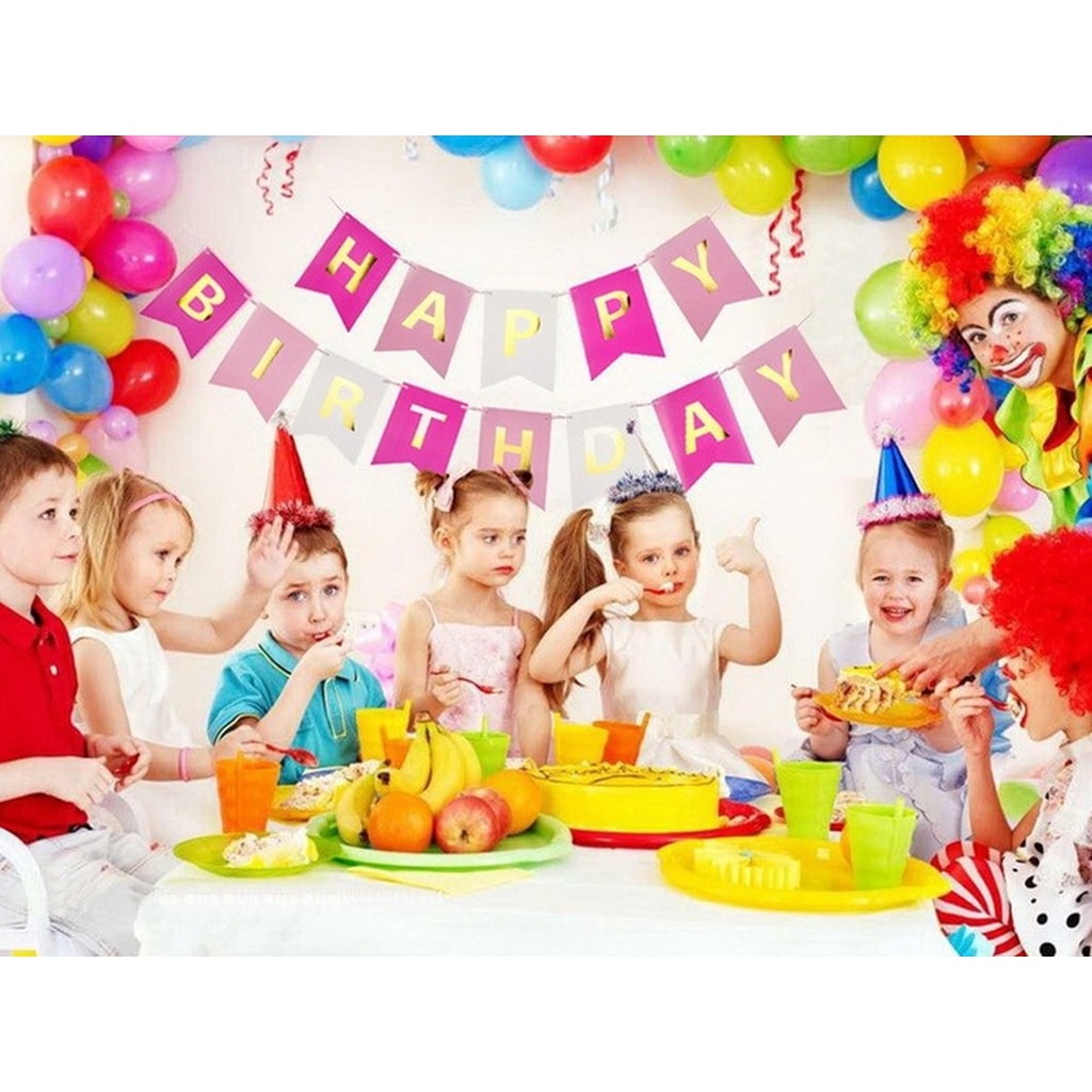 Băng Rôn Trang Trí Chữ Happy Birthday