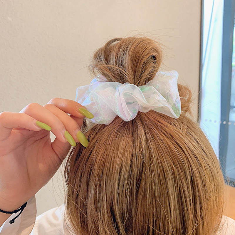 Dây Cột Tóc Vải Thun Co Giãn Thời Trang Hàn Quốc