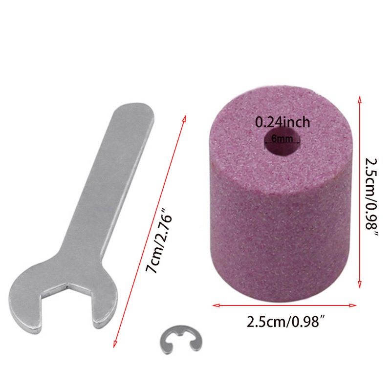 Dụng Cụ Mài Mũi Khoan Corundum 2-12.5mm Di Động Tiện Dụng Cho Máy Mài