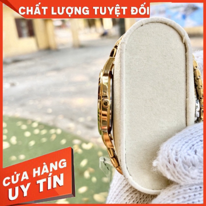 Đồng Hồ Nam 0mega Sapphire OM037 Case 38mm ĐEN Máy Pin Nhật Chống Xước Tuyệt Đối