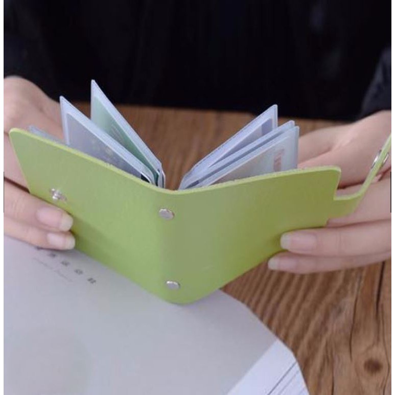 Ví, bóp đựng giấy tờ thẻ ngân hàng, card visit, thẻ ATM dễ thương nhỏ gọn, tiện ích (12 ngăn)