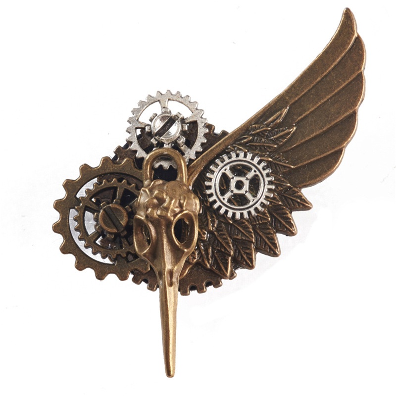 ✿ Ghim Cài Áo Phong Cách Steampunk Cổ Điển