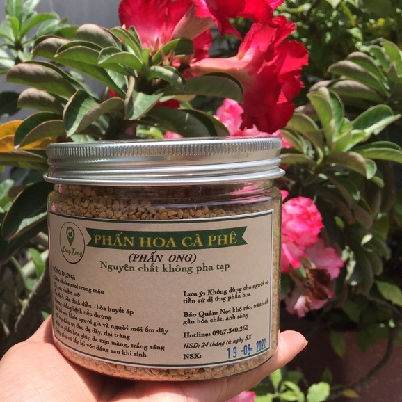Phấn Hoa Nguyên Chất 500g - Phấn Ong, Phấn Hoa Cà Phê