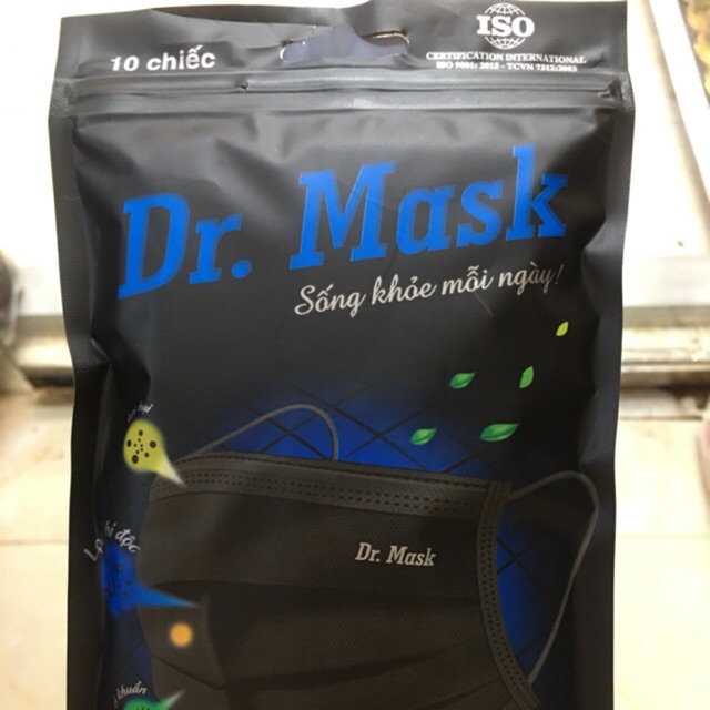 khẩu trang người lớn Dr.Mask ( 10 chiếc / túi)