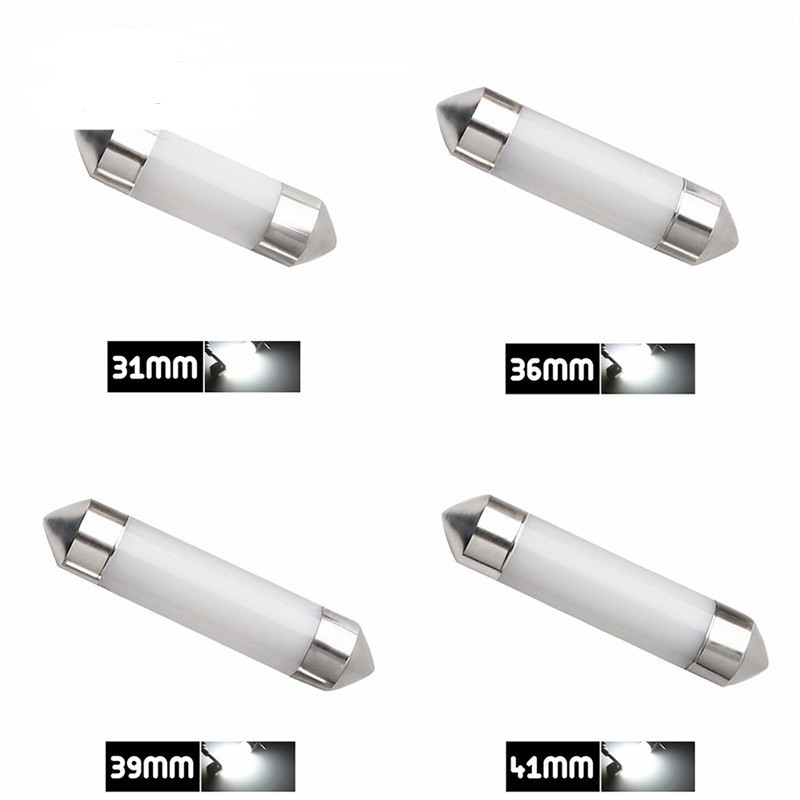 Bóng đèn LED chiếu biển số xe hơi , đèn trần ô tô  31MM / 36MM / 39mm / 41mm C5W chiếu biển số xe hơi