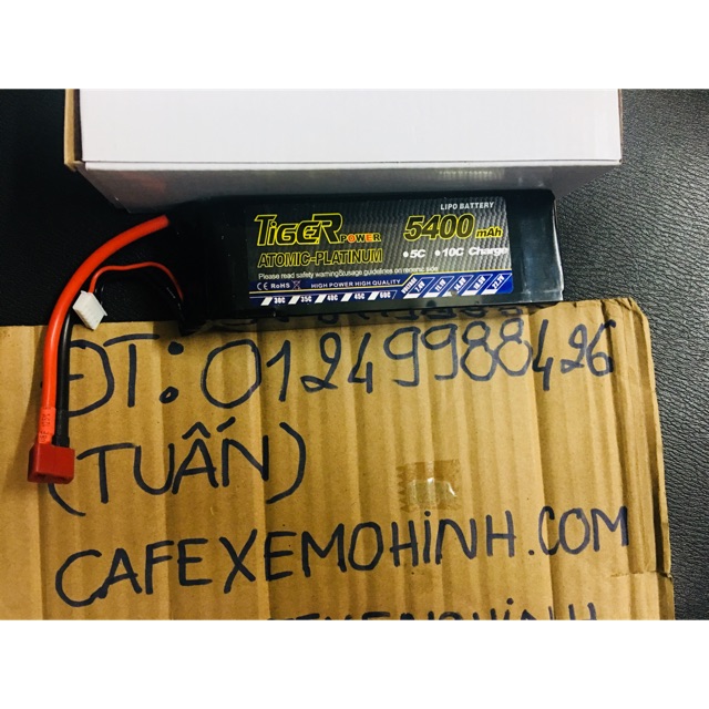 Pin lipo 4s 5400 30c cho xe ,tàu hoặc flycam