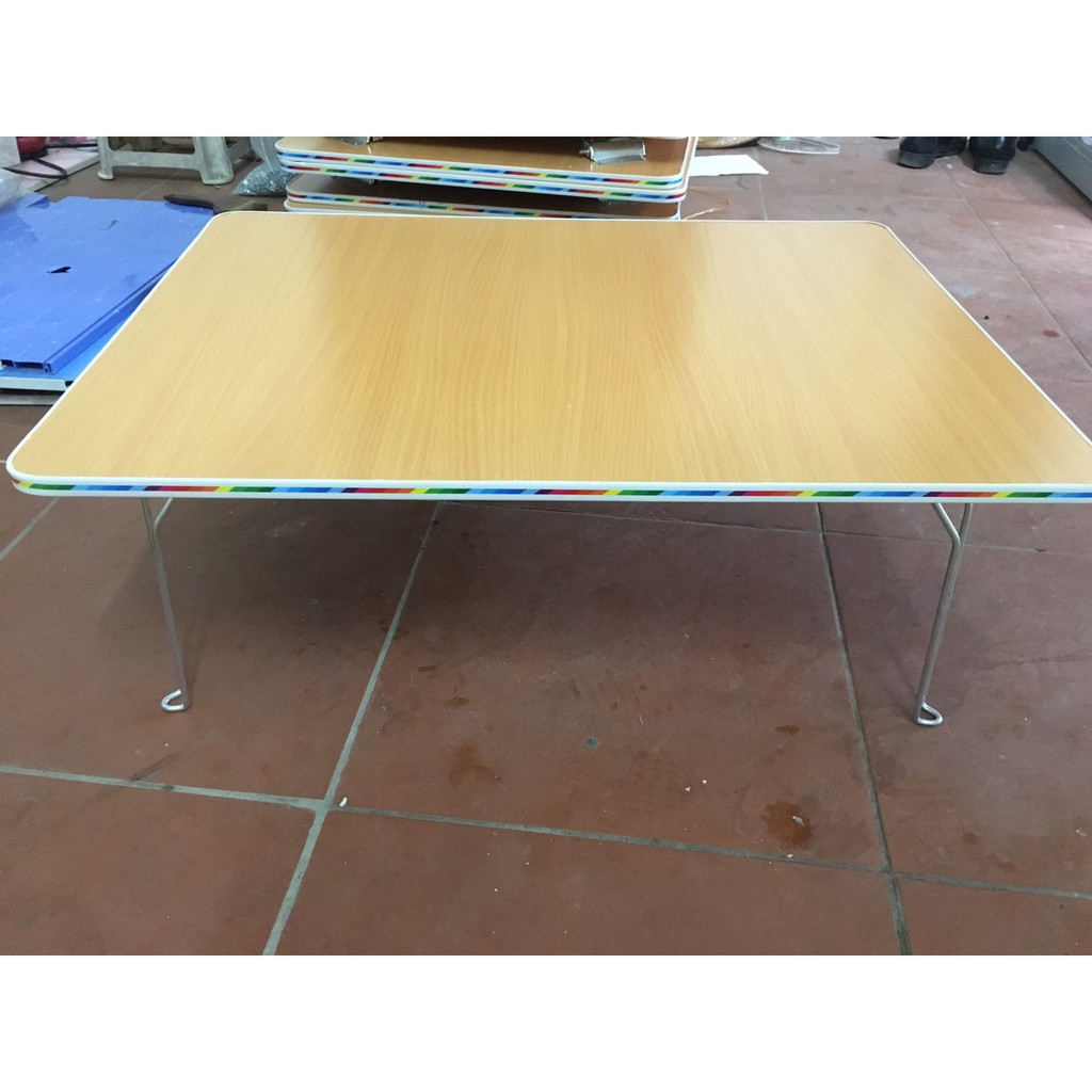 [ rẻ vô địch] Bàn gấp học sinh sinh viên kích thước 50x70 cm giá rẻ tặng kèm móng cao su chống trơn trượt