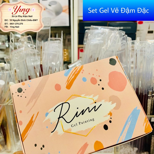 Gel Vẽ Đậm Đặc Trắng-Đen (có bán set 12 màu)