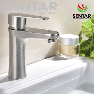 Vòi lavabo nóng lanh inox 304.mã sp: lb-6001