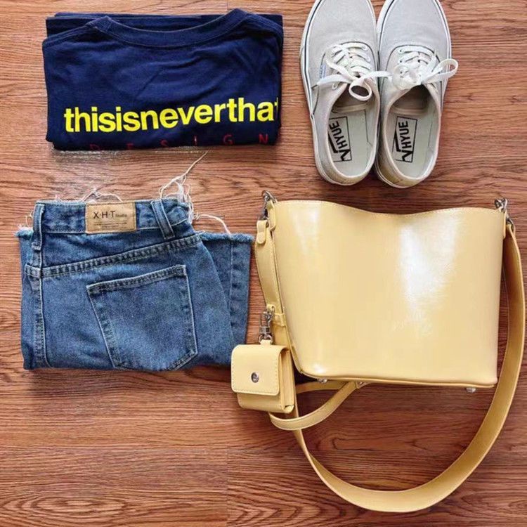 Túi Xách Bucket Đeo Vai Kích Cỡ Lớn Phong Cách Thời Trang 2022 Mới Dành Cho Nữ