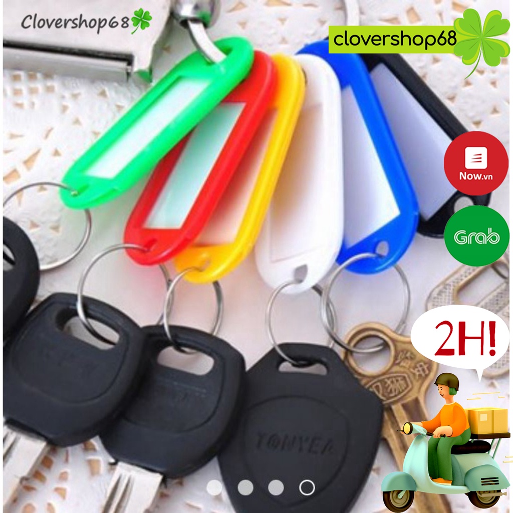 Thẻ đánh dấu chìa khóa mini, thẻ ghi nhớ tiện dụng  Clovershop68