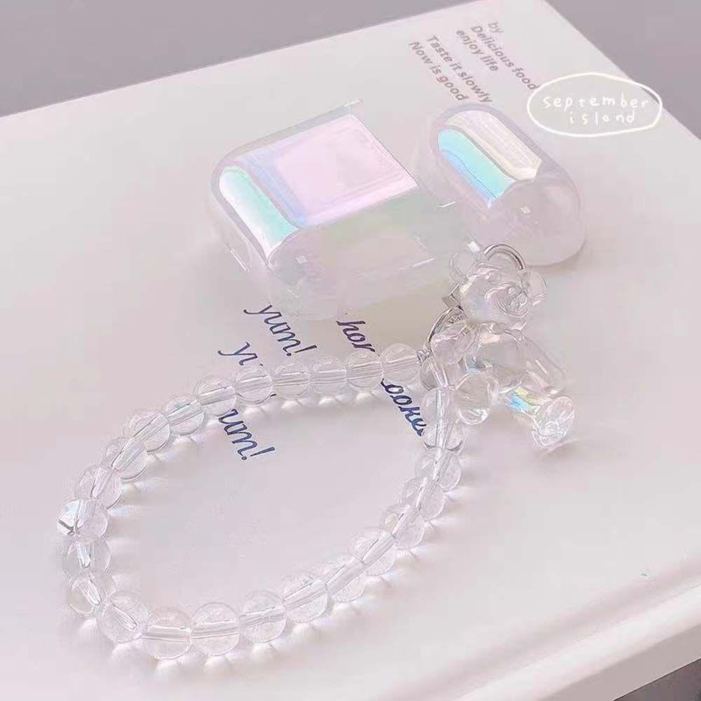 Mmluck Vòng Tay Màu Laser Họa Tiết Gấu / Bướm / Trái Tim Dễ Thương Trang Trí Balo Đi Học