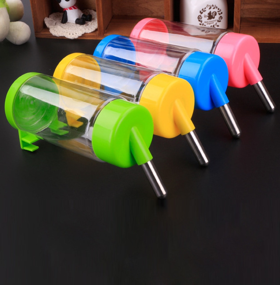 Bình Nước Nhựa 400ML Gắn Lồng Nuôi Chuột Hamster / Sóc Tiện Dụng