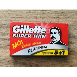 Hộp lưỡi lam gillette 5 + 1 / siêu mỏng - siêu bền
