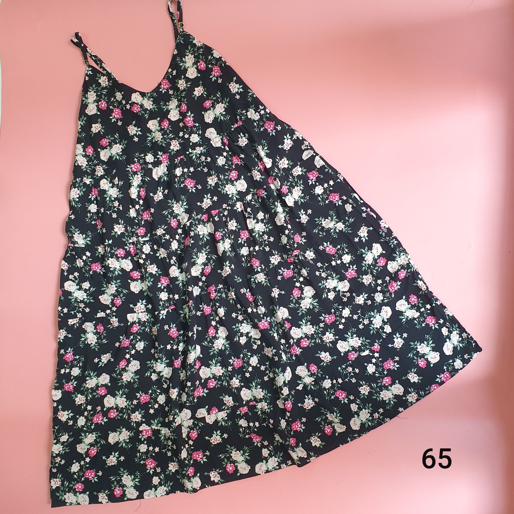 Váy ngủ Rita Shop mùa hè 2 dây chất lanh có họa tiết nữ tính dễ thương (50 màu) | BigBuy360 - bigbuy360.vn