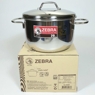 Nồi Inox 304 3 đáy Zebra Thái Lan 18cm, 20cm, 22cm, 24cm, dòng Extreme Infinity dùng lâu bền