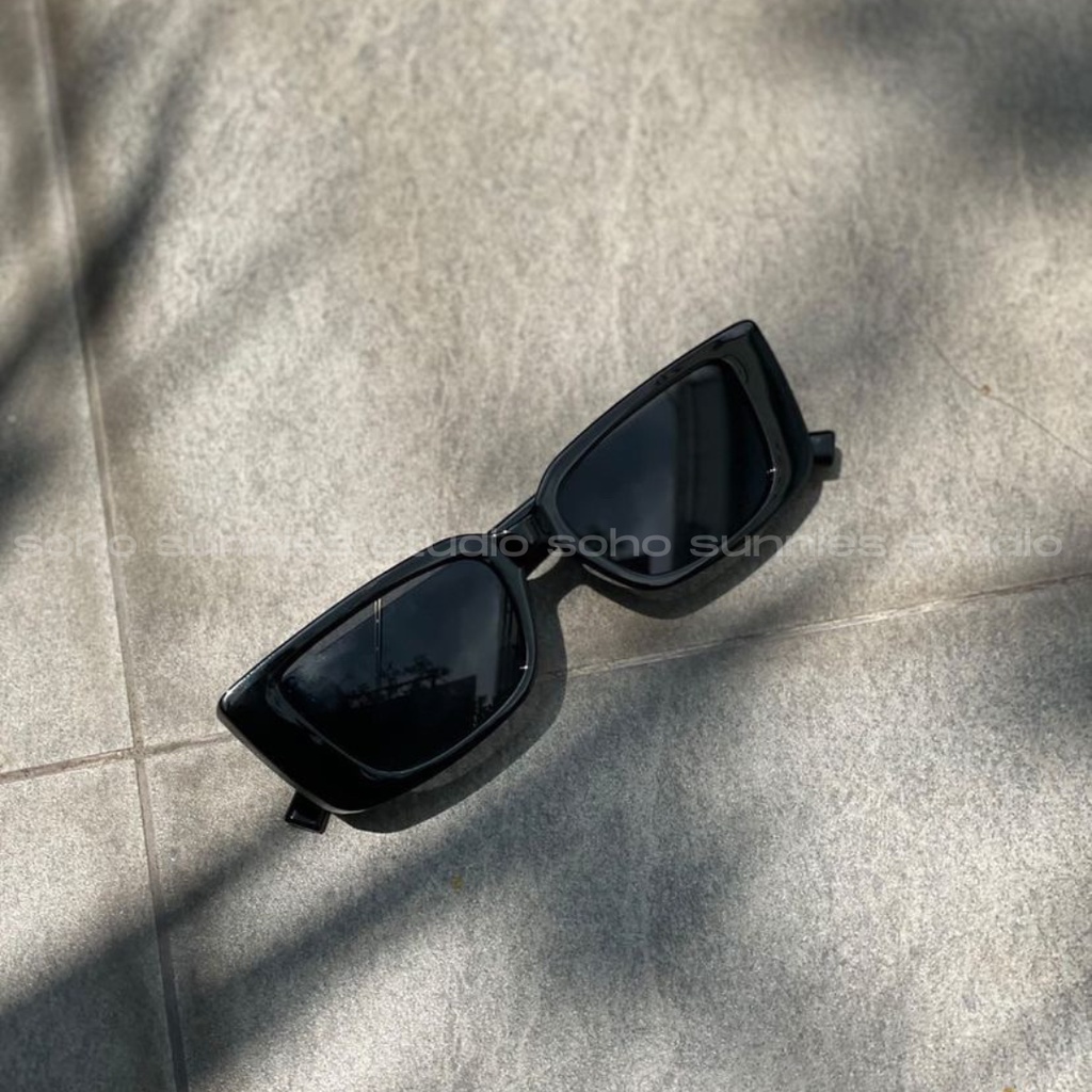 Kính mát nam nữ thời trang JUILLET Soho Studio gọng chữ nhật GM hot trend, tròng màu đen ngầu, nâu, xanh, chống ánh sáng