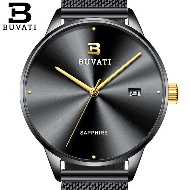 Đồng Hồ Nam BUVATI P8849, Thiết Kế Đậm Chất Anh Quốc, Máy Nhật Siêu Bền