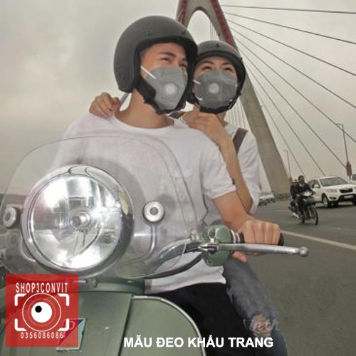 Khẩu trang kèm van lọc khí | BigBuy360 - bigbuy360.vn