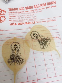 Lá bồ đề phật tâm.