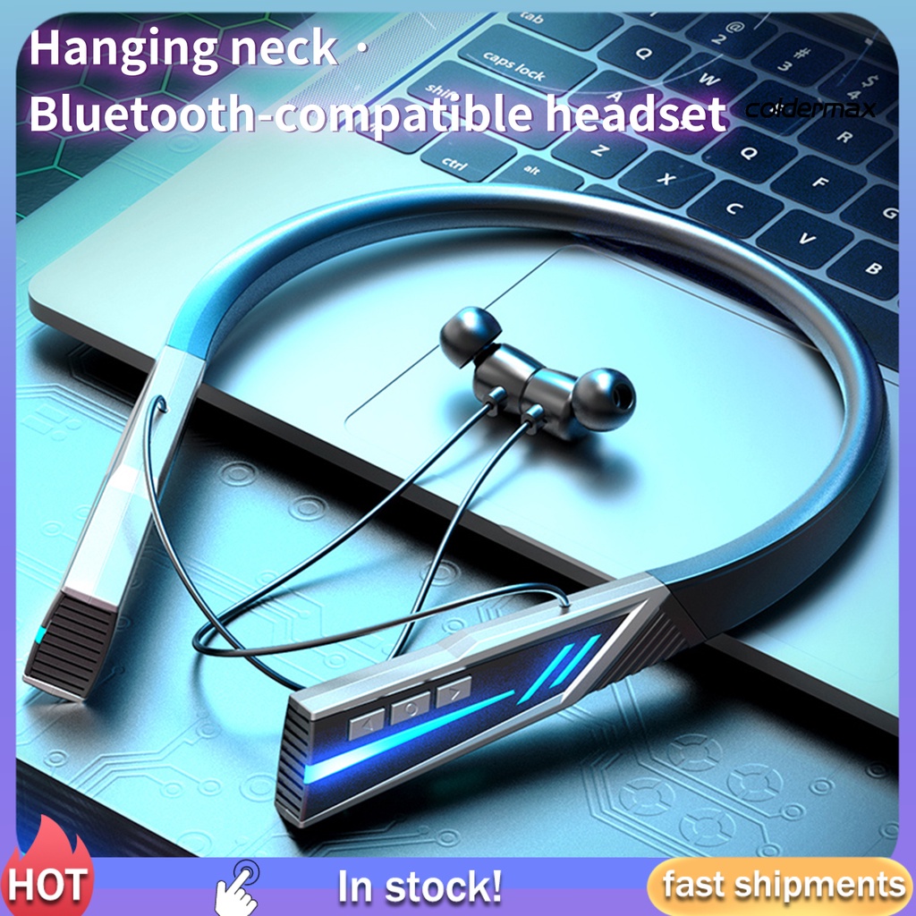 Tai Nghe Không Dây Bluetooth 5.0 Chống Nước Đa Năng IPX5 Đeo Cổ Đa Năng Cho Android/iPhone