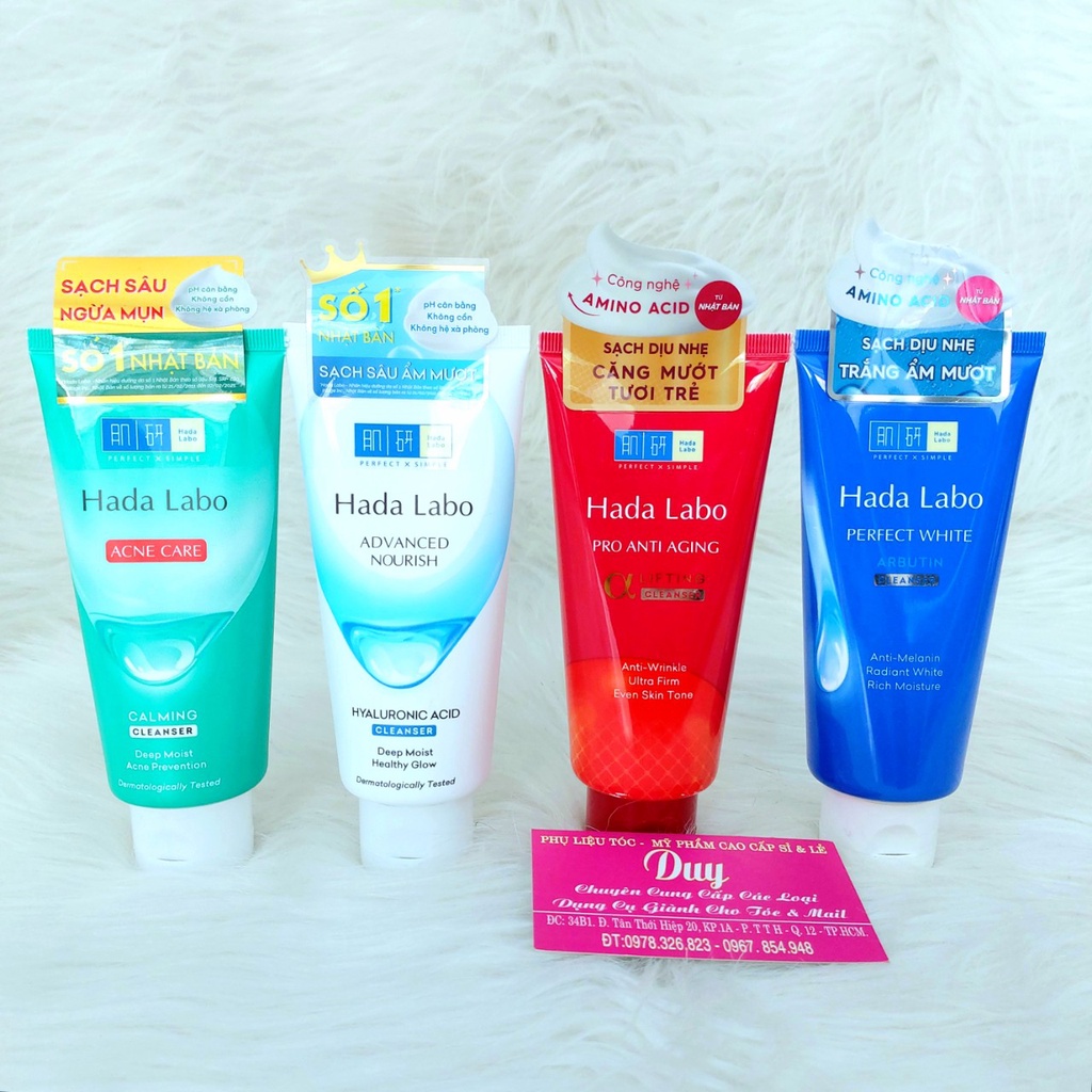Sữa Rửa Mặt Hada Labo 80g - Cho Làn Da Sáng Mịn