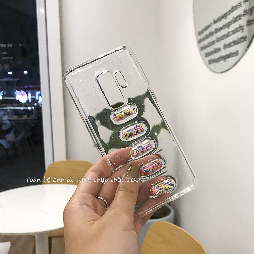 Ốp silicon nhũ viên thuốc dành cho IPHONE/SAMSUNG/OPPO/XIAOMI