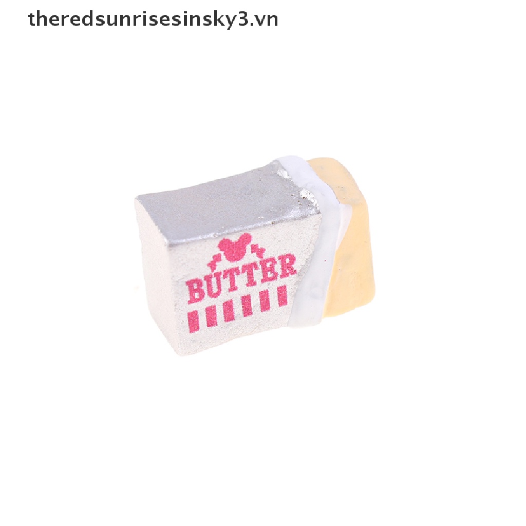 Set 6 Mô Hình Bánh Mì / Bơ Đồ Chơi Mini Cho Bé