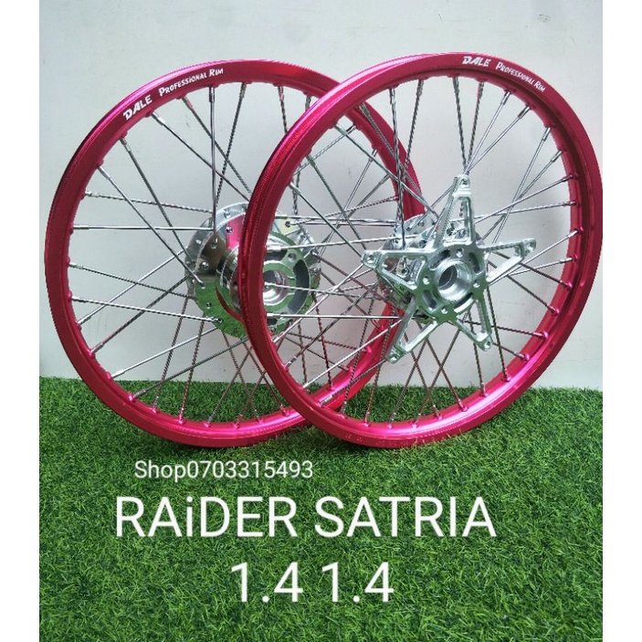 CẶP BÁNH CĂM 1.4 1.4 GẮN RAIDER SATRIA CĂM ĐÙM MẠ CRÔM KÈM LÒNG ĐĨA CNC SÀI LẠI ĐĨA RIN