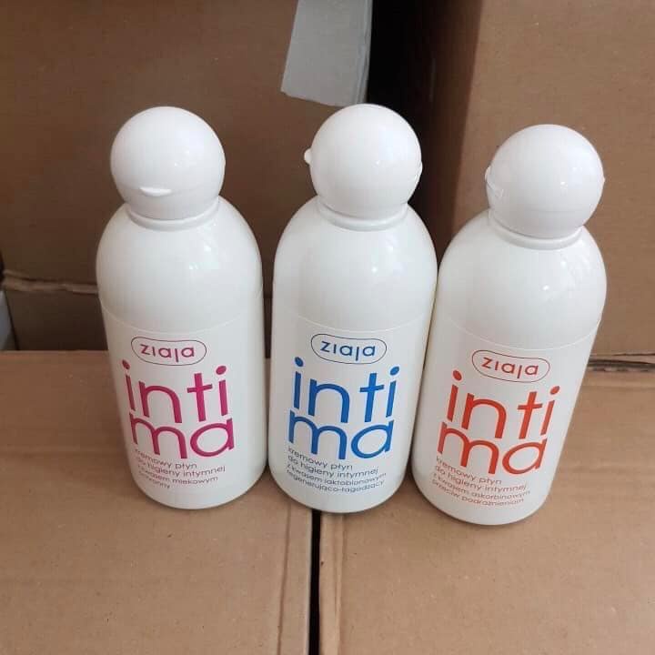 Dung Dịch Vệ Sinh Phụ Nữ Intima Ziaja Ba Lan Size 200 - 500ml Cân Bằng PH, Khí Hư