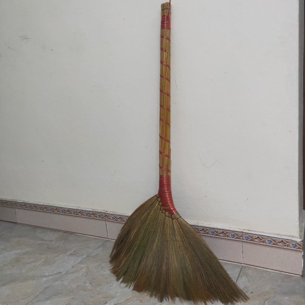 Chổi chít quét nhà thân cây lau  dài 105cm
