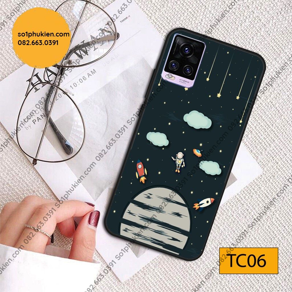 Ốp lưng Vivo V20 /Vivo Y21 /Vivo Y21S / Y33s in hình phi hành gia vũ trụ cá tính, ngộ nghĩnh