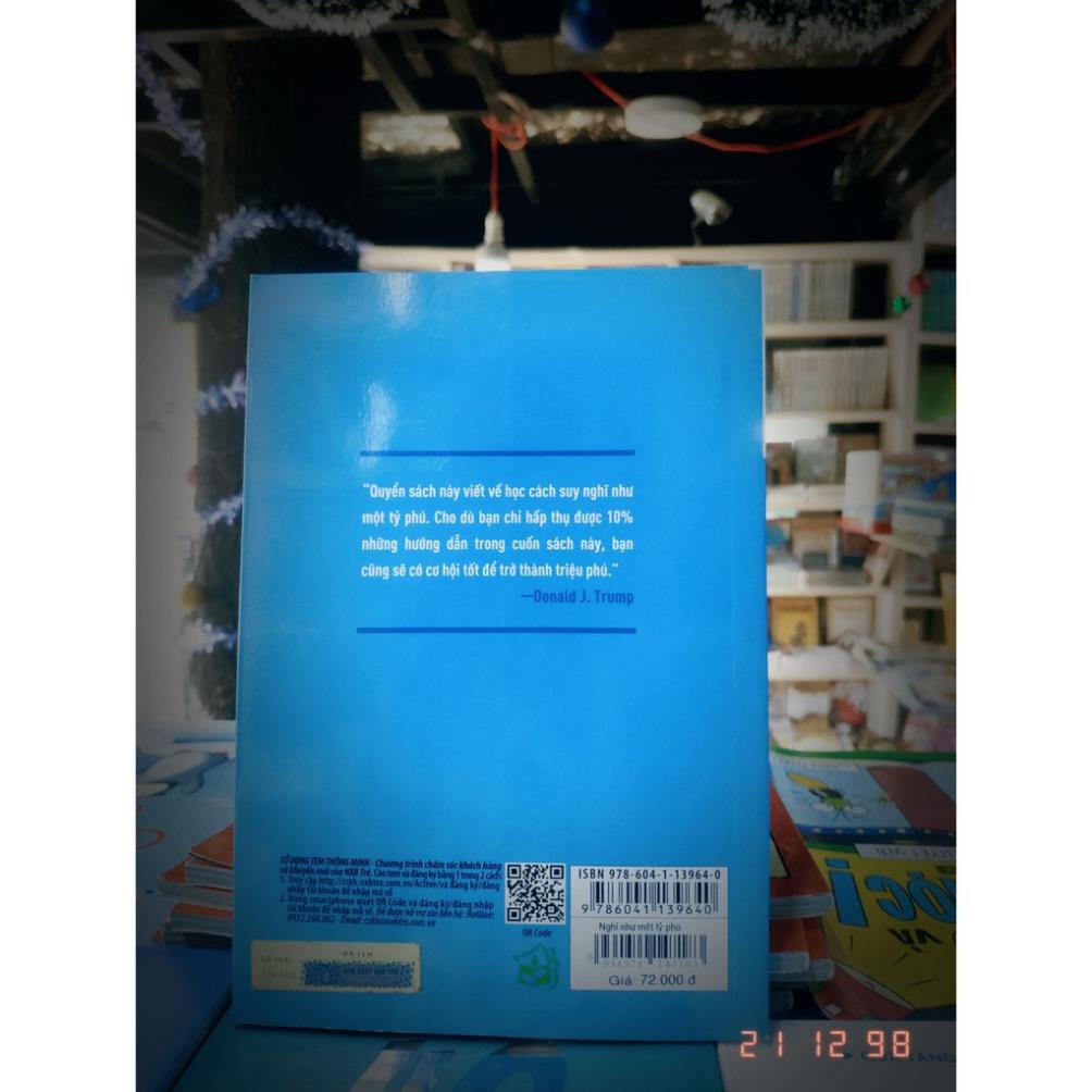 Sách - Nghĩ Như Một Tỷ Phú - NXB Trẻ