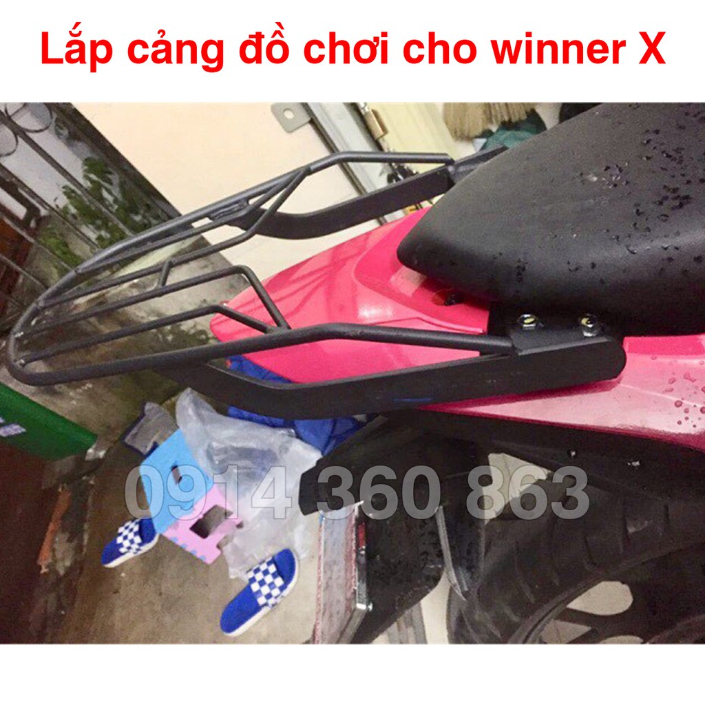 Pat gắn cảng sau Winner x, Pass bợ giữ đèn hậu (Pát rời chế) khi thay cảng