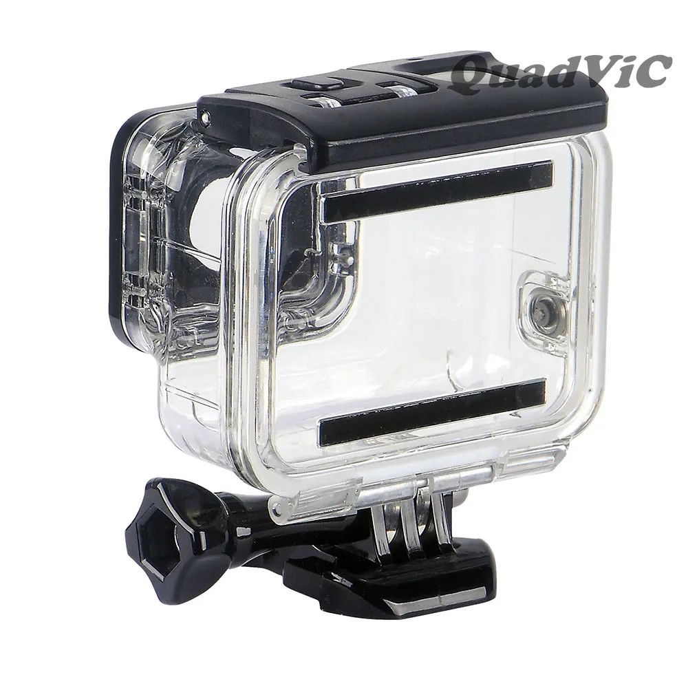Waterproof case chống nước gopro 7 black 6 5 black + Đế thẳng và vít vặn N170 QuadViC | BigBuy360 - bigbuy360.vn