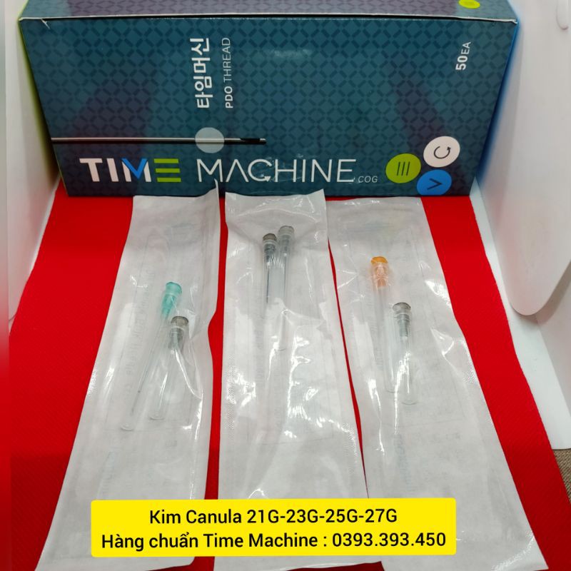 [ BÁN LẺ 1 CHIẾC ] Kim Camila 21G-23G-25G-27G hàng chuẩn TIME MACHINE tiêm filler , tan mỡ...